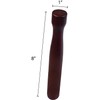 (Pack of 6) Wooden Muddler for Cocktails Flat Head Bar
