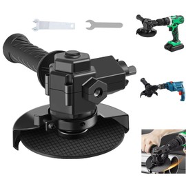 Convertidor de Amoladora Angular de Taladro Eléctrico, Adaptador de Taladro a Amoladora Angula con Mango, Convertidor de Herramientas de Amoladora Angular Eléctricas Accesorios para Cortar