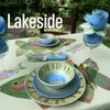 Merritt Lakeside Trees and Trout by Carole Shiber 11" Melamine