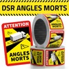 MDlabels Pack of 5 Angles Morts for Trucks, Buses and