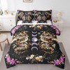 Homewish Gothic Snake Moth Kids Comforter Set 7 Piece Queen