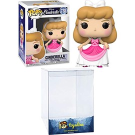 Cinderella: Funkâo Pop! Vinyl Figure Bundle with 1 Compatible 'ToysDiva' Graphic Protector (738 - 45649 - B)