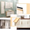 10 Pack Modern Style Finger Edge Pull Furniture DrawerHandles Hidden