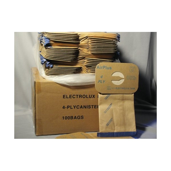 100 ELECTROLUX 4 PLY Canister Vacuum Sweeper Bags