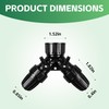 2 Way Y Splitter&1/2 Inch Drip Irrigation Tubing Faucet Connector