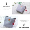 DOITOOL Napkin Storage Bag Cute Pad Pouch Zipper Pouch Coin