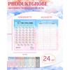 Sugeru 24pcs Budget Planner German A6, Economy Challenge Budget Planner,