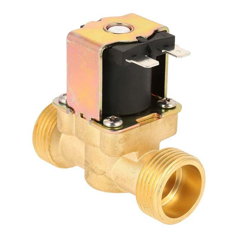 Cunyuer DC 12V 3/4 Inch Normally Closed Brass Electric Solenoid