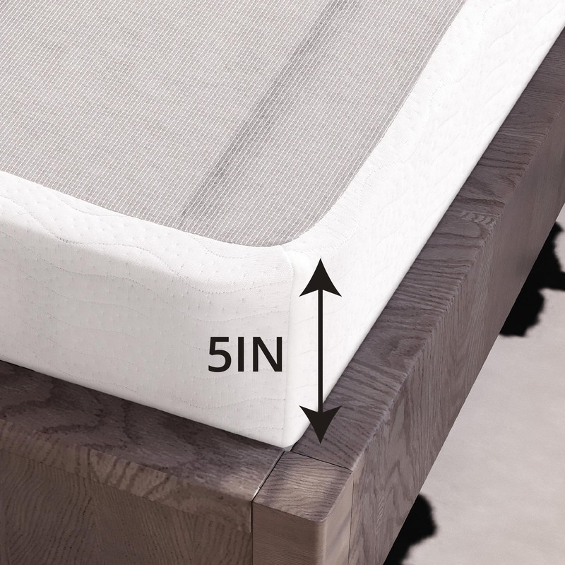 CH CHARME HOUSE 5 Inch Full Box Spring with Cover,