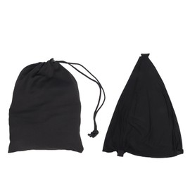 Speaker Stand Cover DJ Tripod Stretch Skirt Adjustable Stretchable Polyurethane Fiber Skrim Black