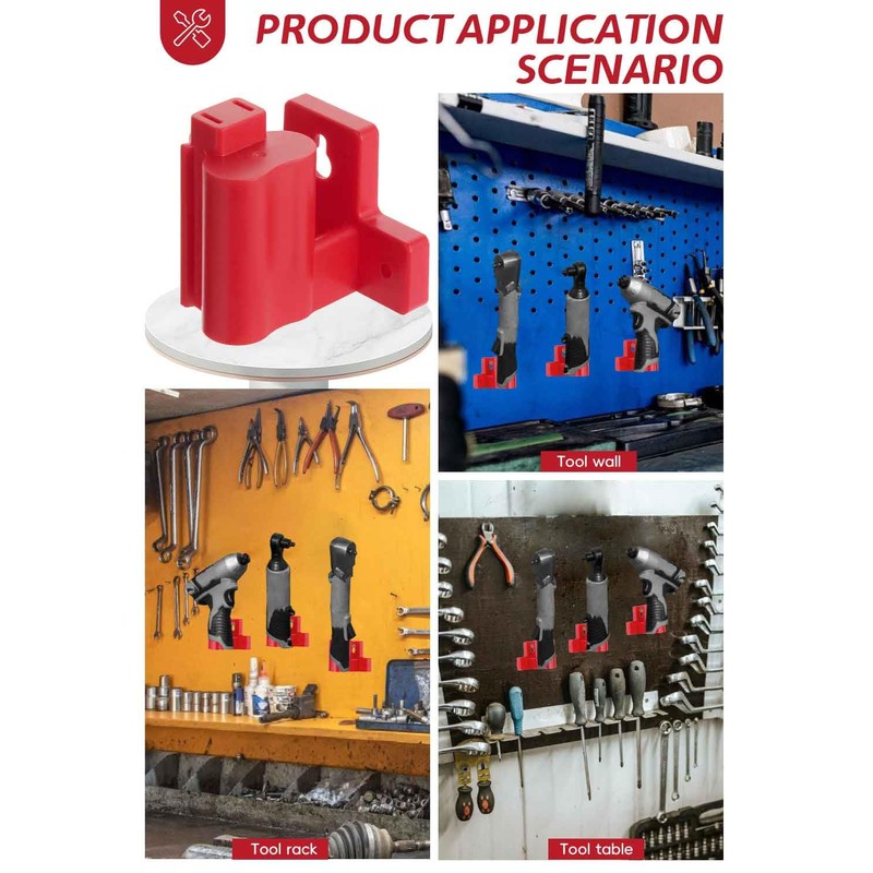 SNESAW 6-Pack Tool Holder Compatible with Milwaukee M12 12V Power