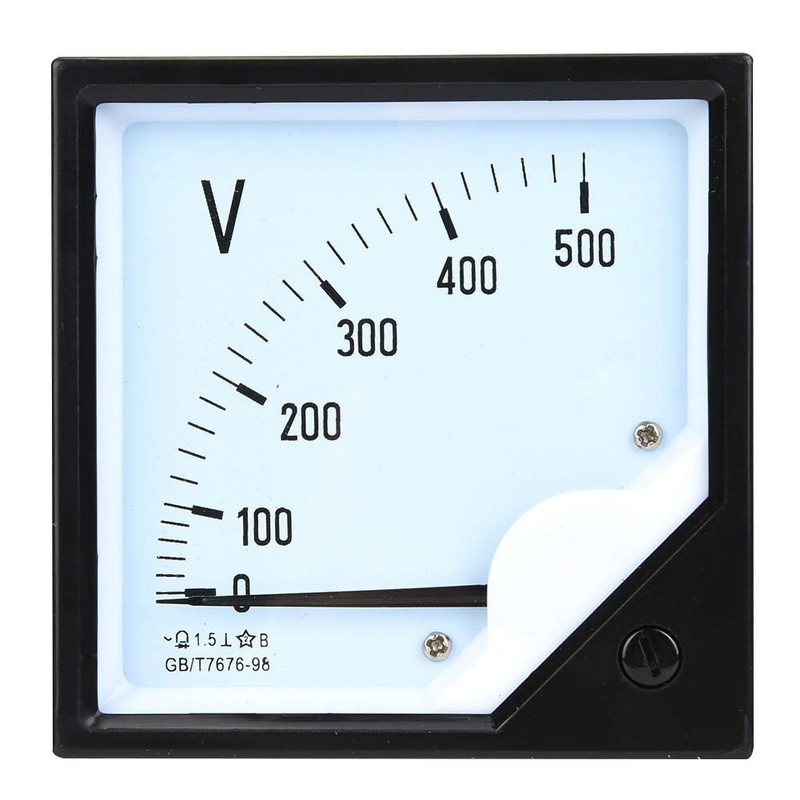 AC Voltage Panel Meter,Square Panel Voltage Meter Analog Voltmeter AC