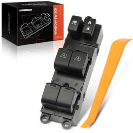 A-Premium Master Power Window Switch Compatible with Nissan Maxima 2004-2008 & Infiniti FX35 2003-2004, Front Left Driver Side, Replace# 25401ZK30A