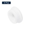 uxcell 4pcs White Plug Hole 35-36mm/1.38-1.42" Hole Applicable Rubber Button