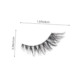 Mikinona 5 Pairs False Eyelash Strips DIY Fake Lashes for Everyday Special Occasions Easy to Apply Reusable Eyelash Extensions for Natural Dramatic Looks