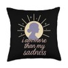 Postpartum Depression PPD Warrior Maternal Mental Health Throw Pillow
