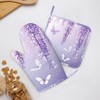 Oven Mitts and Pot Holders Lavender Butterfly Light Purple Flower