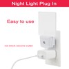 2 Pack 0.5W Plug in LED Night Light with Dusk