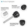 CoCud Knurled Thumb Screws, M4 Thread 30mm Thread Length, Plastic