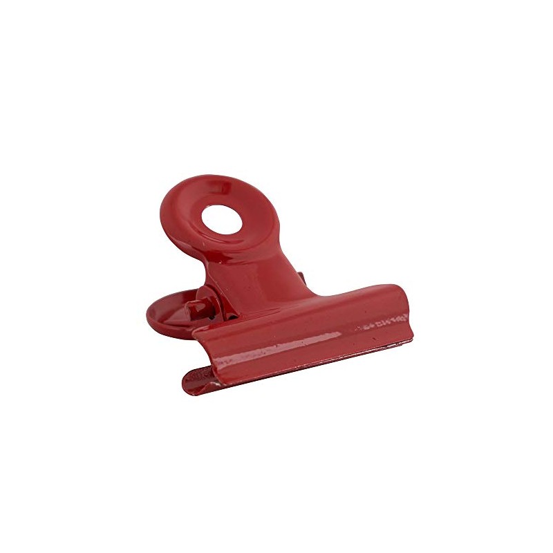 JAM Paper - Clips de bulldog, Rojo, Small (22mm)