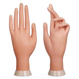 Uniqstore Adjustable Nail Art Fake Hand for Training and Display Bs-32