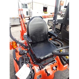 Durafit Seat Covers, Kubota Seat Covers for L3240, 3560,L3940,L4060,L4240,L4740,L5040,L5240,L5460,L5740,BX2370,BX23S,BX25D,LX3310,L3560 Cab,L6060 Cab Series KUBOTA Tractors in Black Leatherette