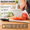 10-in Ceramic Honing Rod, 1200 Grit Knife Sharpener Rod for