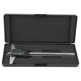 0-150 mm 0.01 mm Digital Depth Caliper Measuring Tool, High Precision Stainless Steel Electronics with Large LCD Screen, Millimetre Micrometer Ruler