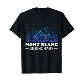 Mont Blanc Chamonix France Mountain French Alps T-Shirt