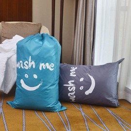 AIMALL Heavy Duty Laundry Bag for Dirty Clothes, Travel & Camping Storage, Drawstring Closure, Large Capacity Foldable Nylon Organiser, 36 x 24 Inches