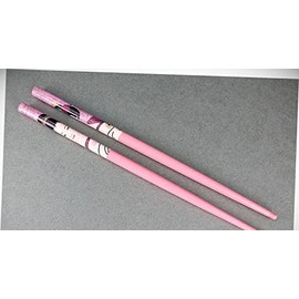 Perfect Hairstyle with Our Hair Accessories - Pink Hair Chop Sticks Set Of 2 Floral Wood Picks Pins 7 1/8" Long Geisha Fashionable Hair Accessory Hair Jewelry Accessories for Lady Women