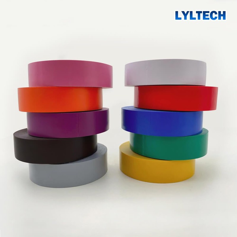 LYLTECH Electrical Tape Matte Rainbow 10 Colors Pack 3/4-Inch by