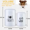 Dog Treat Container Airtight, Dog Treat Jar Set of 2
