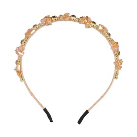 IPNSDON 1 x Women Rhinestone Headband, Bridal Headband, Retro Crystal Headband, Sequin and Pearl Headband for Parties, Weddings and Dates