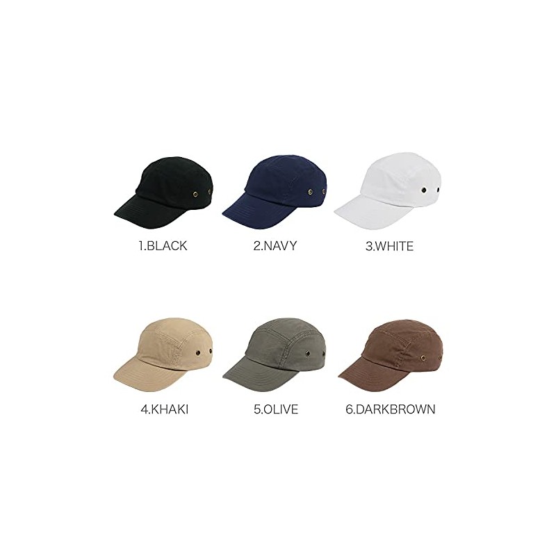 New Hattan Jet Cap, Men's Hat, 100% Cotton, Stone-washed Military