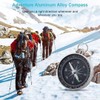 Pocket Compass, Mini Portable Compass, Hiking Compass, Navigation Walkers Camping