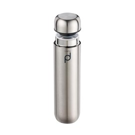 Grunwerg HCF-300SS Vacuum Insulated Leak Proof Drinkpod Capsule Flask, Stainless Steel, Satin, 300ml