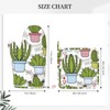 Silicone Oven Mitts and Pot Holders Sets, Home Cute Cactus