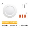 GREENLUX 7.5” Flush Mount Disk Light Fits for 3" or