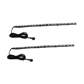 2pc 12inch 18LED Multi-Color Flexible Strip Accent Lights 5050 SMD Flex RGB for Motorcycle,ATV,Car,