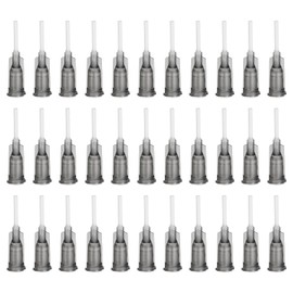 PATIKIL 16G Plastic Dispensing Needles, 60 Pcs Blunt Tips Luer Lock Glue Needle Tube with PP Flexible Tips for Liquid Glue Inks Industry Experiment, Gray