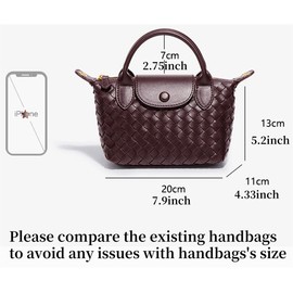fuvezix Women Crossbody Bag Fashion Mini Woven Luxury Leather Women's Top Handle Handbag Travel Daily Satchel, Silver