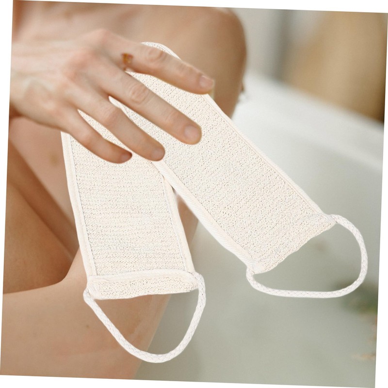 Baluue Dual Sided Bath Mitts Natural Sisal Jute Exfoliating Gloves
