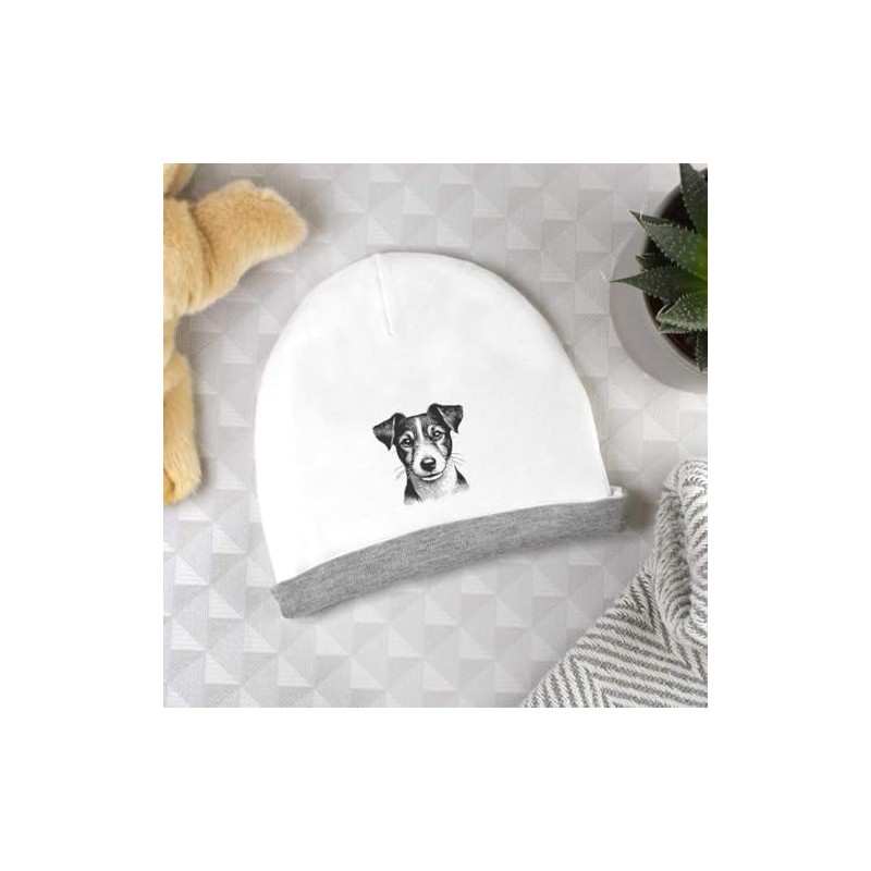 Azeeda 'Jack Russell Dog' Kids Slouch Hat (KH00034215) White