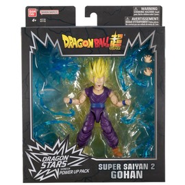 Dragon Ball Dragon Stars Power Up Super Saiyan 2 Gohan Anime Figure | 17cm Articulated Gohan Figure With Accessories | Bandai Dragon Stars Action Figures Anime Gifts And Anime Merch | Gohan Toy