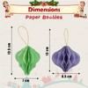 12Pcs Easter Honeycomb Lantern Baubles- 8cm| Hanging Paper Ornament with
