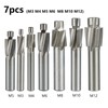 Cutter HSS Counterbore End Mill M3-M12 Pilot Slotting Tool Countersink