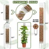 HYYZ Moss Pole,2PCS 18.7-Inch Plastic Moss Pole Monstera Plant Support,
