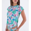 Short sleeves Lycra Womens - Java Tropical