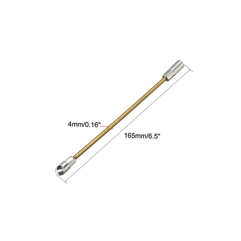uxcell 165mm/6.5inch Flexible Fish Tape Replacement Leader Wire Cable Puller